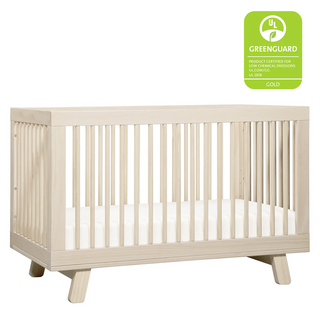 Hudson 3-in-1 Convertible Crib with Toddler Bed Conversion Kit