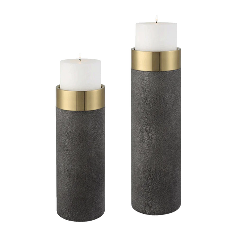 Ignis Candle Holders Black