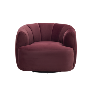 Justine Velvet Swivel Lounge Chair