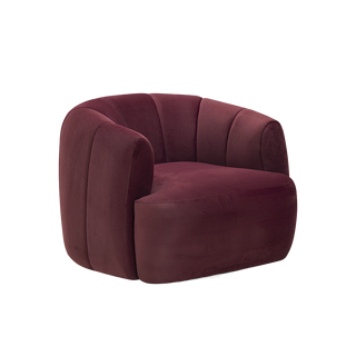 Justine Velvet Swivel Lounge Chair