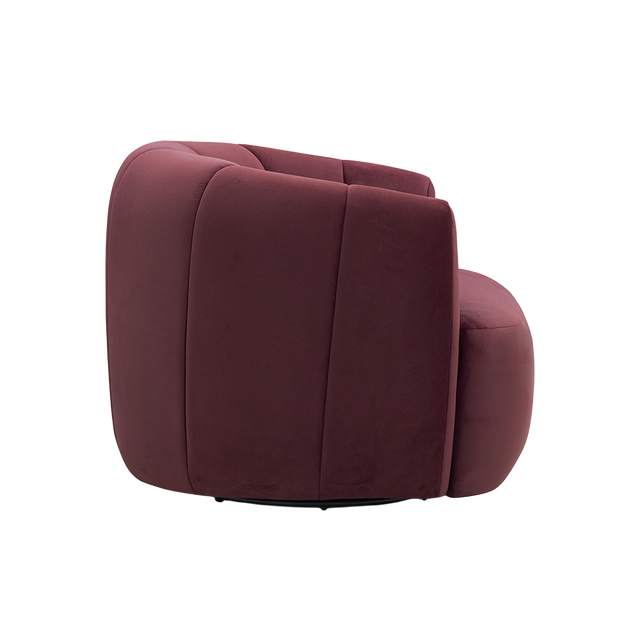 Justine Velvet Swivel Lounge Chair