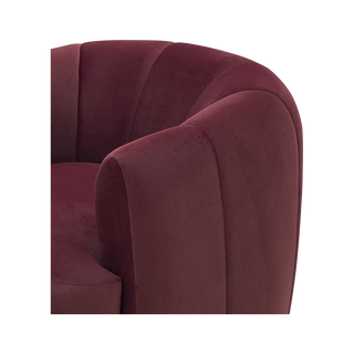 Justine Velvet Swivel Lounge Chair