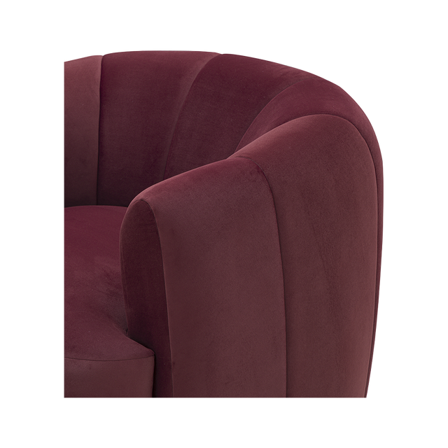 Justine Velvet Swivel Lounge Chair