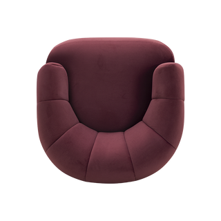 Justine Velvet Swivel Lounge Chair