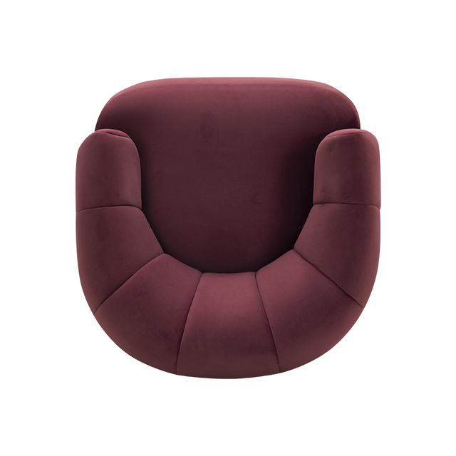 Justine Velvet Swivel Lounge Chair