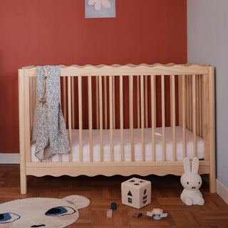 Swell 4-in-1 Convertible Crib with Toddler Bed Conversion Kit - Blonde