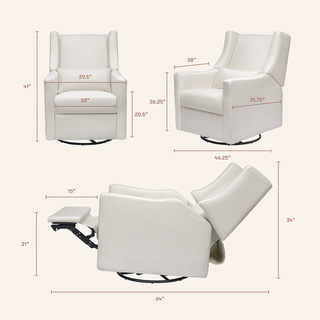 Kiwi Electronic Recliner and Swivel Glider with USB Port