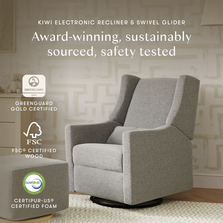 Kiwi Electronic Recliner and Swivel Glider with USB Port
