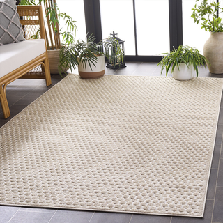 Lakeside Outdoor Rug Beige (8' x 10')