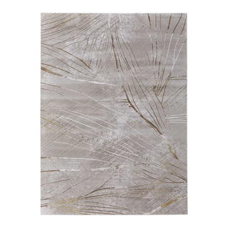 Leaf Ivory Beige Rug (8' x 11')