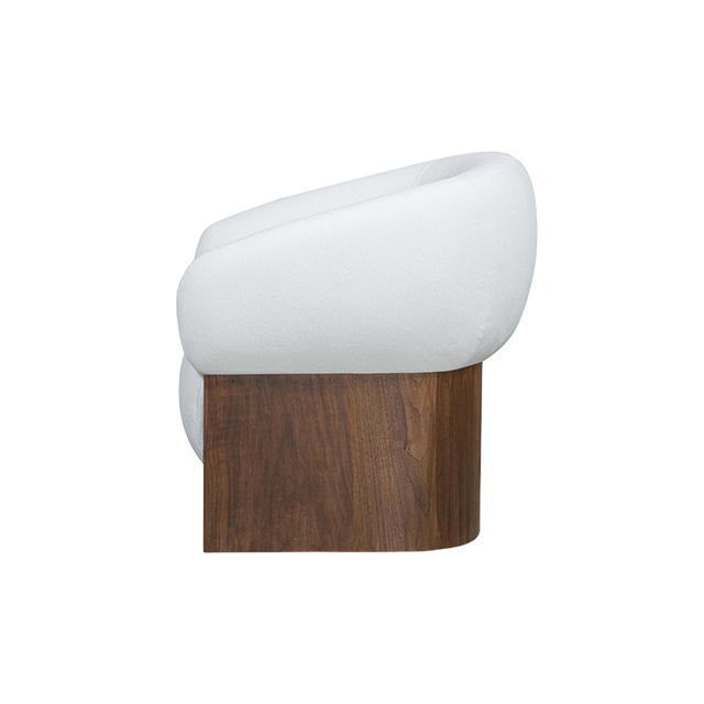 Livia Lounge Chair Soft Ivory