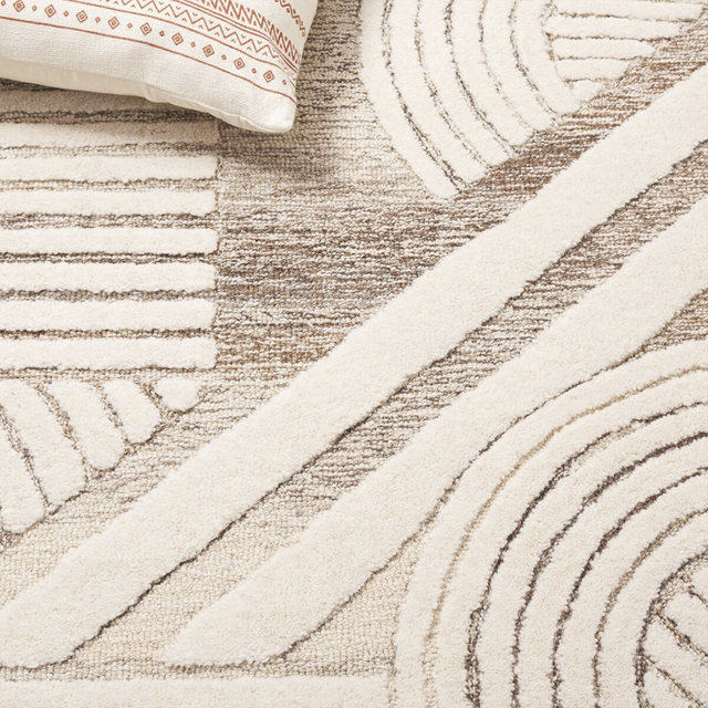 Loop Ivory & Brown Rug