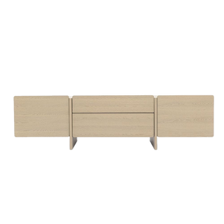 Luca TV Stand White Ash Wood