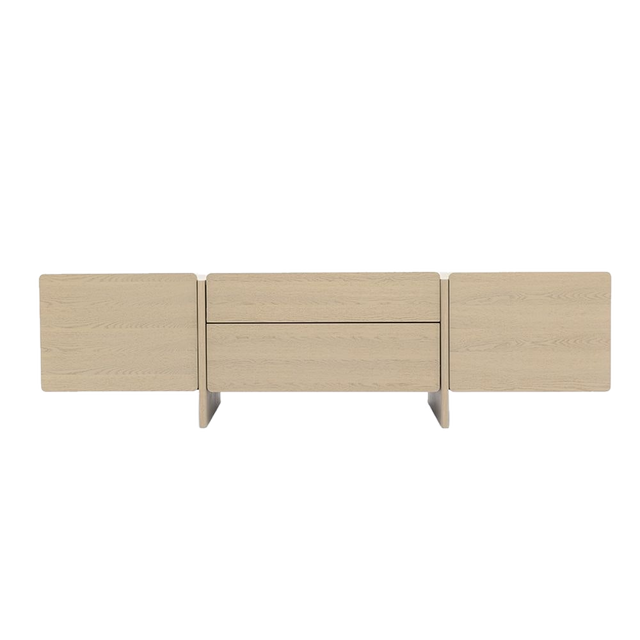 Luca TV Stand White Ash Wood