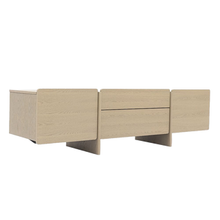Luca TV Stand White Ash Wood