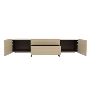 Luca TV Stand White Ash Wood