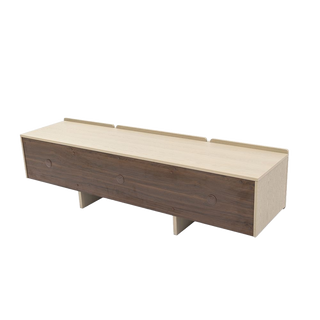 Luca TV Stand White Ash Wood