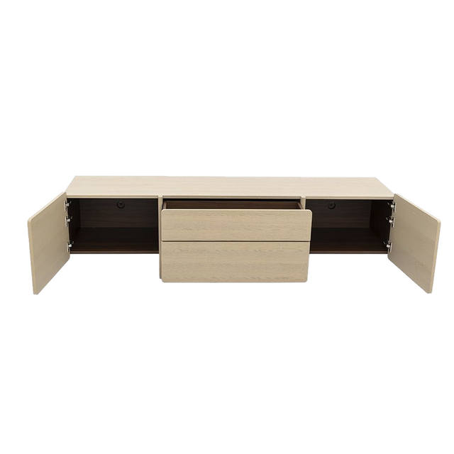 Luca TV Stand White Ash Wood