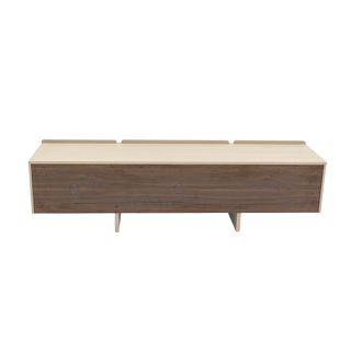 Luca TV Stand White Ash Wood