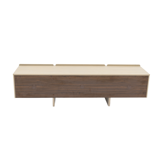 Luca TV Stand White Ash Wood