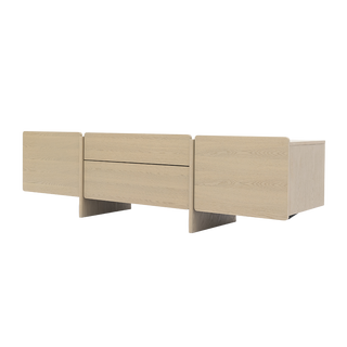Luca TV Stand White Ash Wood