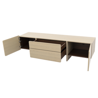 Luca TV Stand White Ash Wood