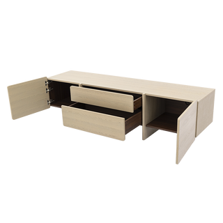 Luca TV Stand White Ash Wood