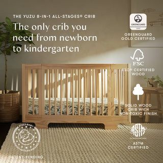 Yuzu 8-in-1 Convertible Crib with All-Stages