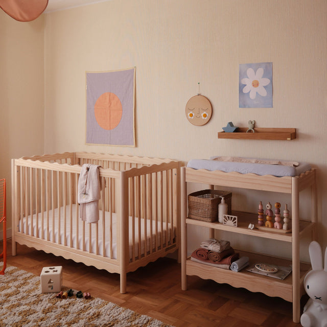 Swell 4-in-1 Convertible Crib with Toddler Bed Conversion Kit