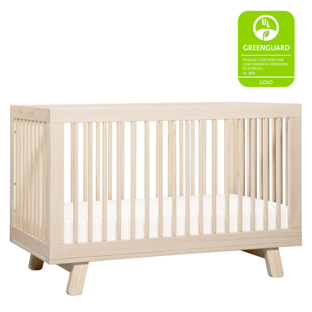 Hudson 3-in-1 Convertible Crib with Toddler Bed Conversion Kit