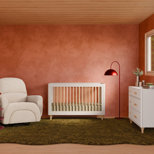 Lolly 3-in-1 Convertible Crib with Toddler Bed Conversion Kit