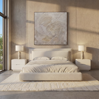 Maestro Bed Off White