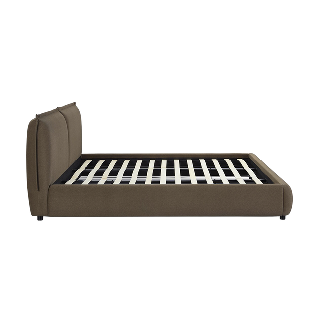 Mahogany Velvet Queen Bed