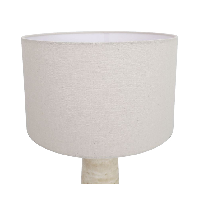 Maria Table Lamp Gold & Travertine