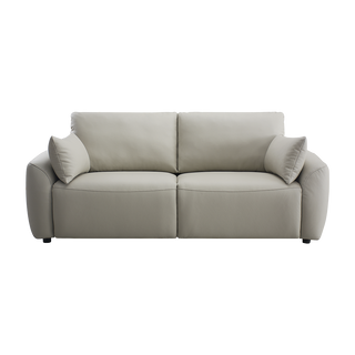 Mateo 3 Seater Motion Sofa Alabaster Leather