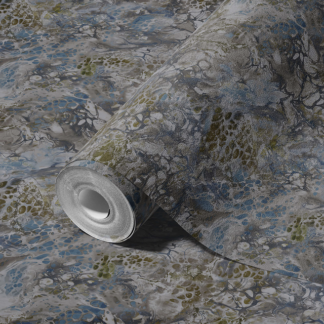 Matera Wallpaper Teal Mineral