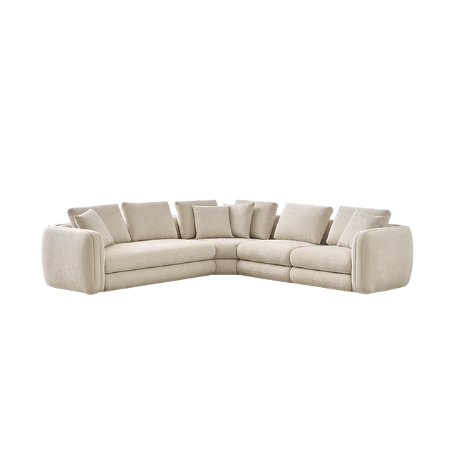 Mayfair Sectional Sofa Latte