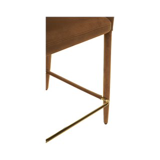 Mila Counter Stool Camel Velvet