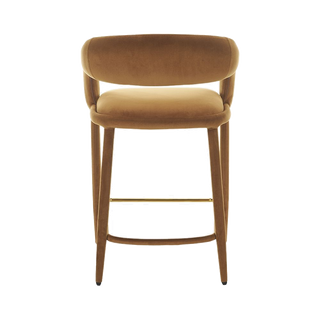 Mila Counter Stool Camel Velvet