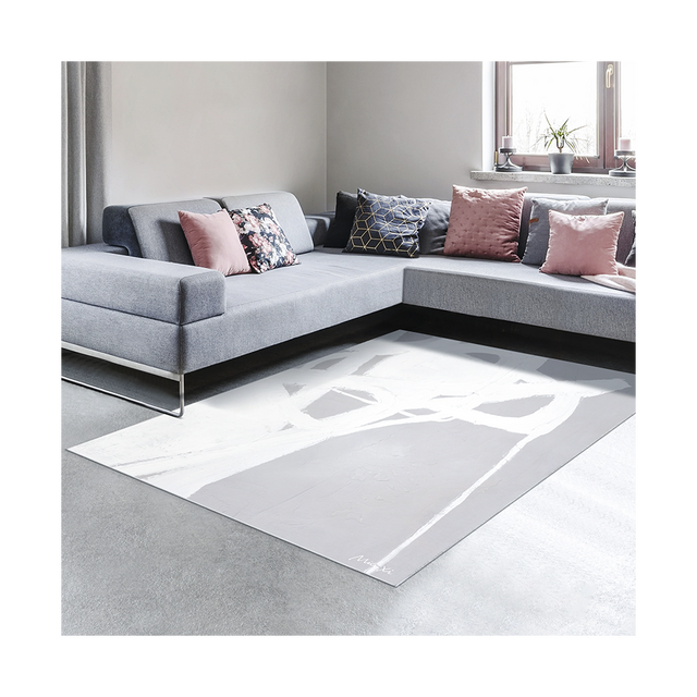 Mint Gray Contour Rug (8