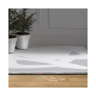 Mint Gray Contour Rug (8' X 10')