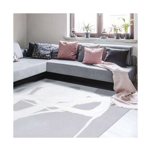 Mint Gray Contour Rug (8