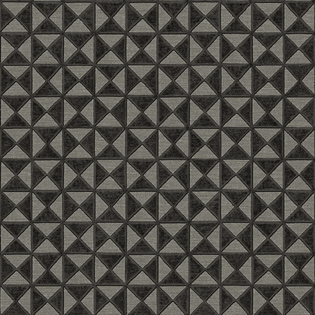 Modena Wallpaper Charcoal Mosaic