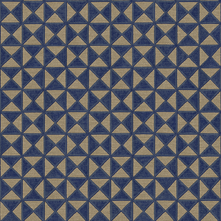 Modena Wallpaper Indigo Mosaic