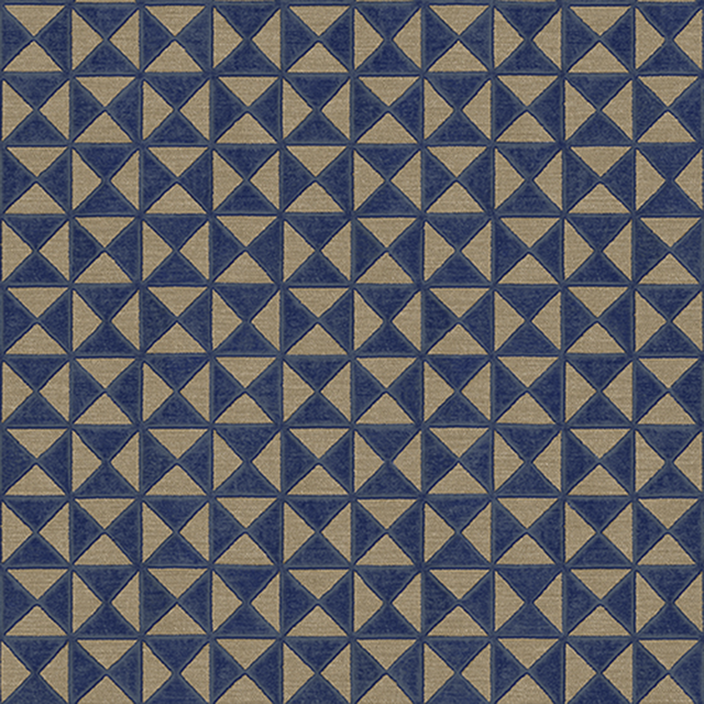 Modena Wallpaper Indigo Mosaic