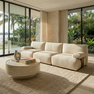 Monceau 3-Seater Sofa Beige