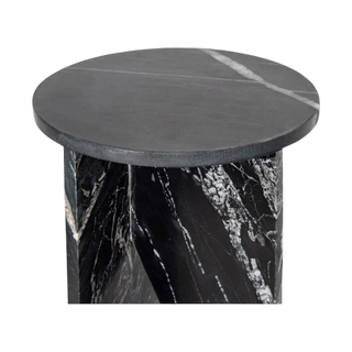 Murano Accent Table Black