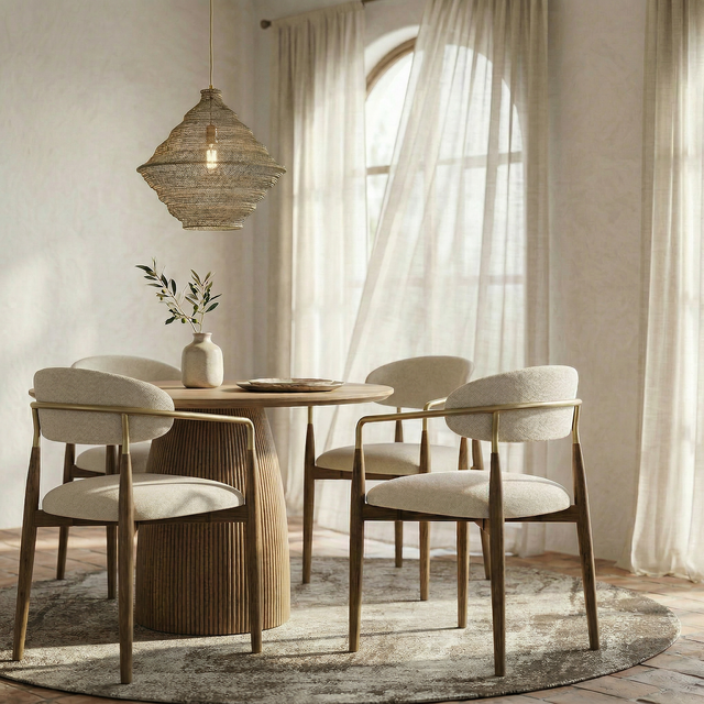 Sand Dining Chair Beige