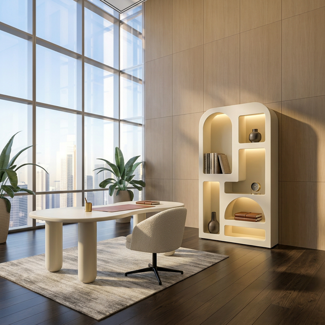 Cielo Desk Alabaster