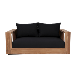 Neroli Outdoor 2 Seater Sofa Black
